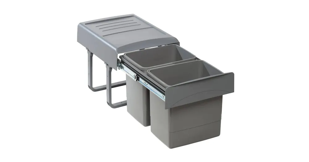 Outlet EKOTECH - Beépíthető hulladékgyűjtő MEGA 40 - 2x15 liter