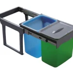 EKOTECH - Beépíthető hulladékgyűjtő EKKO EASY 40 - 2x16 LT Korlátozott ajánlat