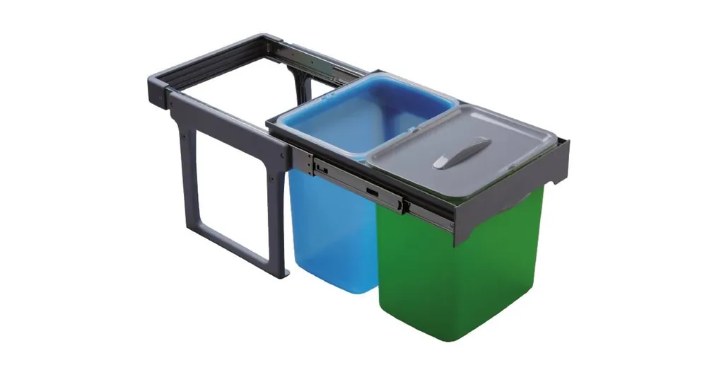EKOTECH - Beépíthető hulladékgyűjtő EKKO EASY 40 - 2x16 LT Korlátozott ajánlat