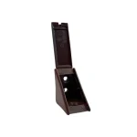 Polcrögzítő műanyag 30x30mm Sötét barna Szuper ajánlat