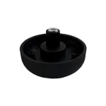 Ajánlat Szintezőláb 17mm Fekete kerek
