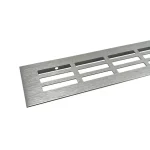 Kiárusítás Szellőzőrács 60x400mm Nemesacél imitáció