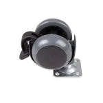 Outlet Bútorgörgő 311/MF.050 FÉKEZŐS TALPAS 50mm 35kg FEKETE-SZÜRKE