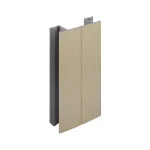 Lábazat előlap SCILM csatlakozó flexi 100mm Csiszolt acél / INOX Akció