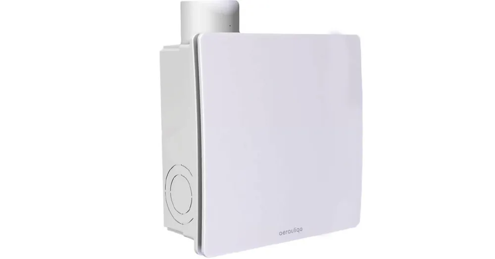 Azonnali szállítás Aerauliqa QXD-80T ventilátor, magas nyomásértékkel, utószellőztető funkcióval, beépített pillangószeleppel, WC csésze elszívásához