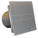 Cata E-100GST ventilátor üveg előlappal, utószellőztető funkcióval, szürke Biztonságos vásárlás