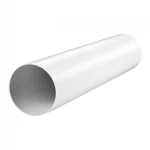 Kedvezményes ár Kör légcsatorna, műanyag, fehér, átmérő 125 mm, hossz: 0,5 m