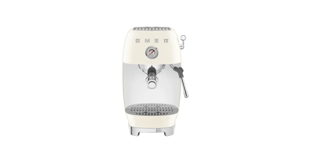 SMEG ESPRESSO KÁVÉFŐZŐ COLD BREW FUNKCIÓVAL, retro, bézs Korlátozott ajánlat