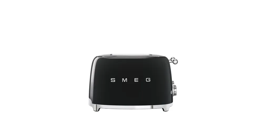 Vedd meg online SMEG KENYÉRPIRÍTÓ, retro, 2x2 szeletes, fekete
