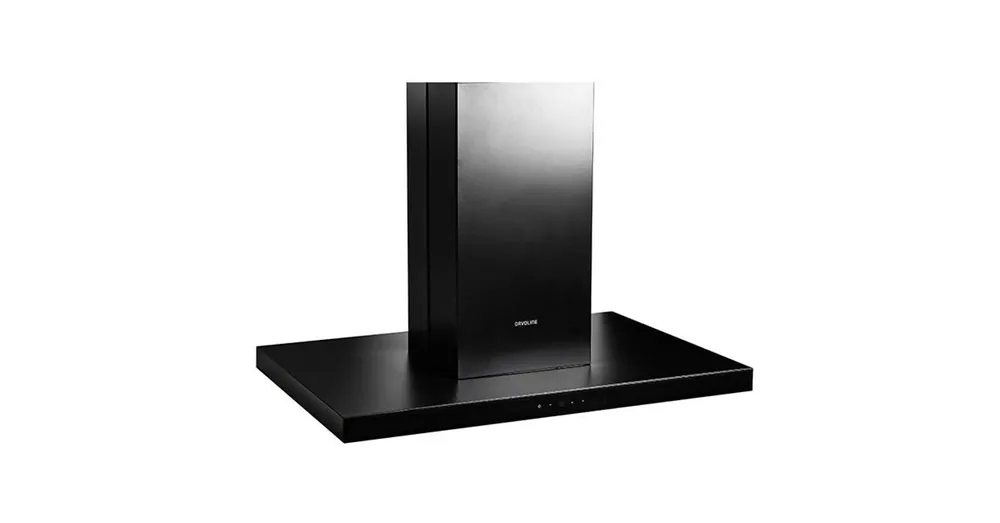 DAVOLINE - Páraelszívó Square sziget 90 cm fekete Outlet