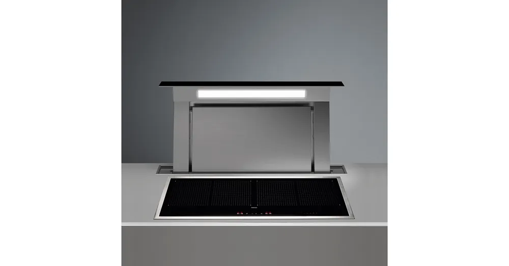 FALMEC DOWN DRAFT pultba építhető páraelszívó, 120 cm, fekete, (motor nélkül) Rendeld meg most