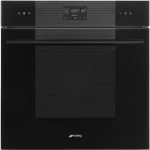 Bestseller SMEG PIROLITIKUS HŐLÉGKEVERÉSES SÜTŐ, Linea design, Galileo, 60 cm, ES LCD, mélyfekete üveg