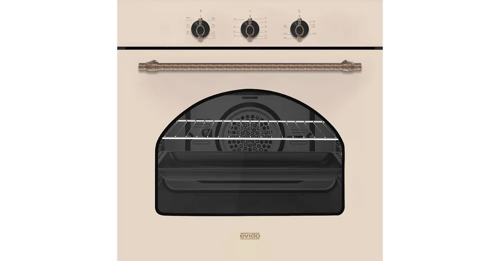 EVIDO RUSTIC-O 60C légkeveréses sütő, grill ,analóg,bézs/bronz Olcsóbb