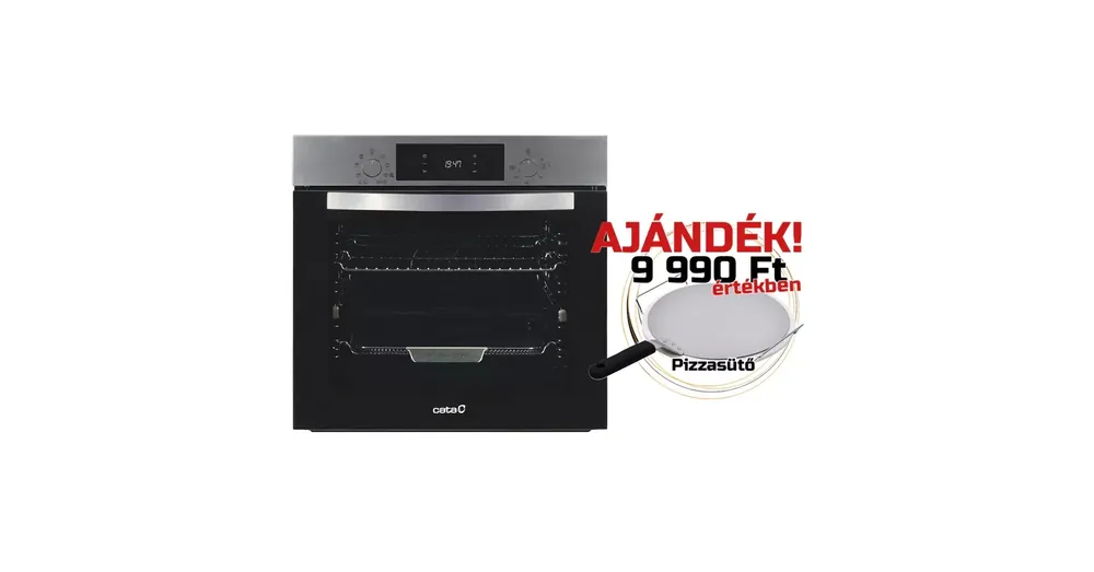 CATA - Beépíthető sütő MDS-8008 X AIR FRYER + Ajándék Pizzasütő szett! Expressz kézbesítés