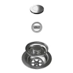 ELLECI - FLOW-PRO OPEN TWIST (tekerős) automata dugókiemelő egymedencés mosogatókhoz inox Vedd meg online