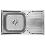Exkluzív ajánlat Laveo ORION egymedence csepptálcás inox mosogató szifonnal K.