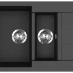 Exkluzív ajánlat EVIDO Cubo 6S compact gránit mosogató800x500 antracit