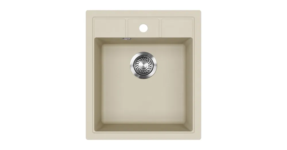 EVIDO Easy 45 gránit mosogató, 515 x 460 mm, bézs Különleges ajánlat