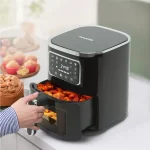 Olaj nélküli fritőz - 220-240 V - 1450W - 5 L - érintőgombos Akciós ár