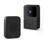 Smart videó kaputelefon szett - Wi-Fi-s, akkumulátoros - HD - fekete Legjobb ár
