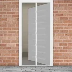 Kihagyhatatlan ajánlat Szúnyogháló függöny ajtóra - mágneses - 100 x 210 cm - fehér