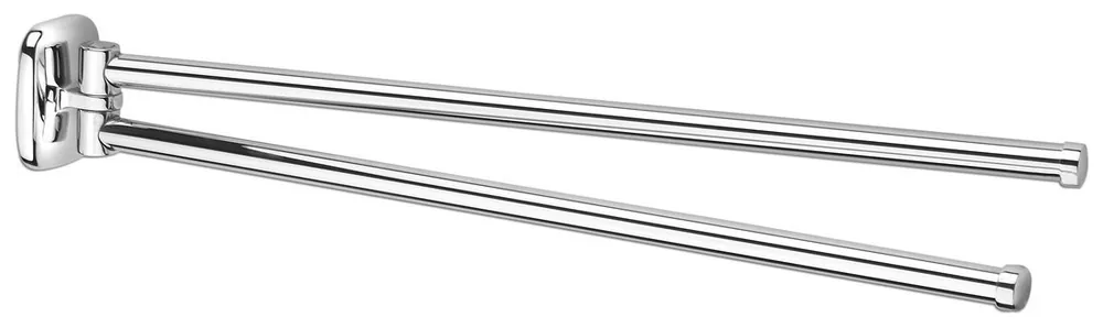 Alacsony ár Sapho, Aqualine Rumba mozgatható dupla törölközőtartó, 450mm, króm