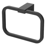 Olcsóbb Törölközőtartó, Wellis, Mamba WE00115, keretes, matt fekete, 17 cm