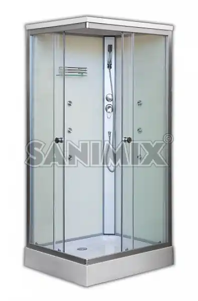 Expressz kézbesítés Zuhanykabin, Sanimix, 22.8708 Szögletes, hidromasszázs, 100x80 cm