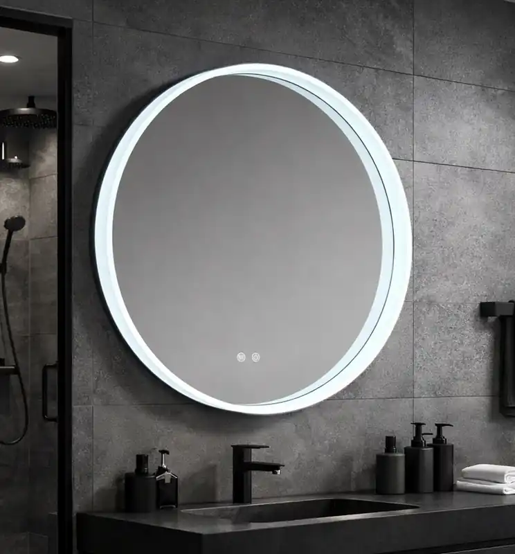 Inspiro Design Luce Smart, kör alakú okos tükör, keretvilágítással, 25W, 70x70 cm Nézd meg most