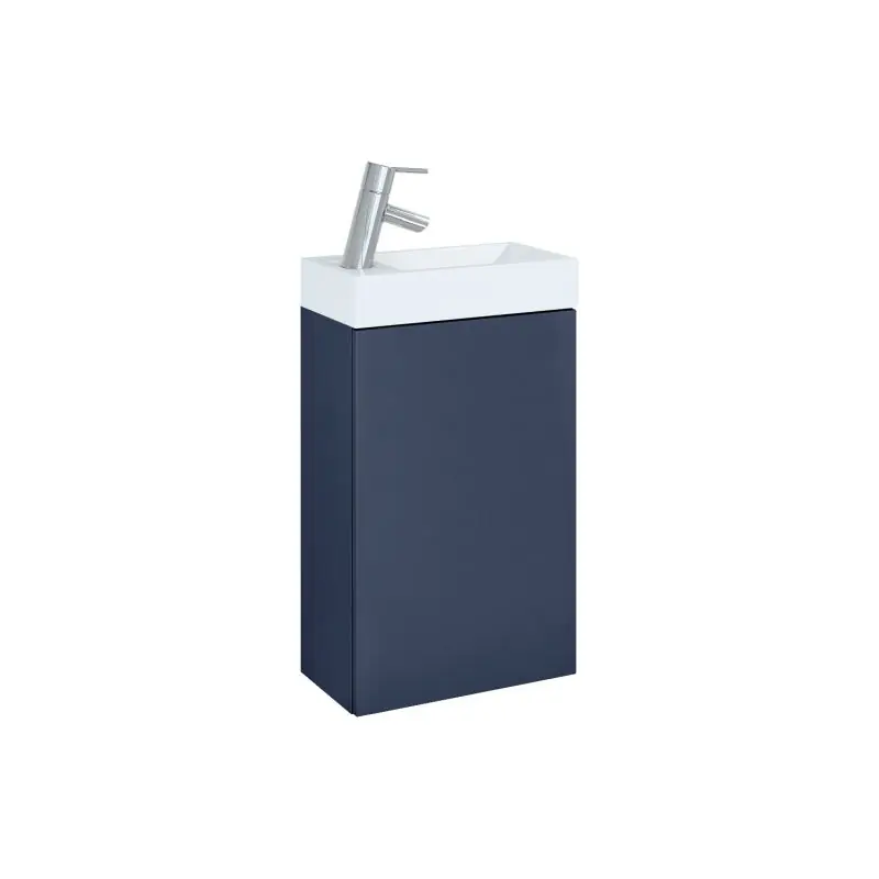 Elita Young Basic kézmosó szekrény szett, 1 ajtós, 40 cm, Navy Blue Kihagyhatatlan ajánlat