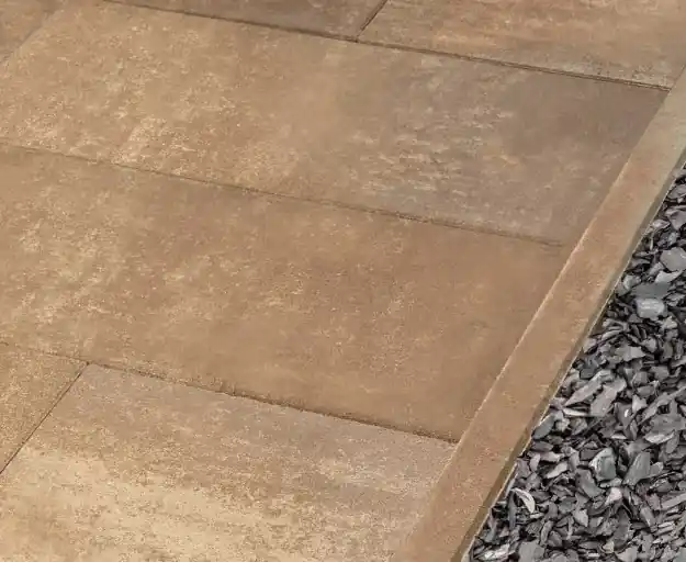 Viastein, Kerti szegély 100x20x5cm trüffelbarna árnyalt Végkiárusítás