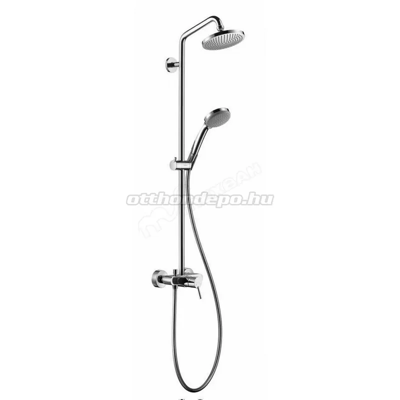 Hansgrohe, Croma 100, Showerpipe 27154000, Zuhanyrendszer, 1,60 m Exkluzív ajánlat