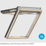 Azonnal elérhető Velux, Felnyíló tetőablak, GPL MK06 3068 3-rétegű üveg, lakkozott fa, 78x118 cm