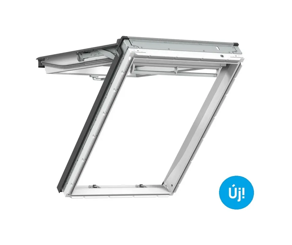 Velux, Elektromos tetőablak GPU MK08 006621 műanyag bevonat fa maggal, 3-rétegű üveg, 78x140 cm Olcsóbb