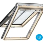 Korlátozott ajánlat Velux, Felnyíló tetőablak GNL MK06 1064, 3-rétegű üveg, lakkozott fa, 78x118 cm