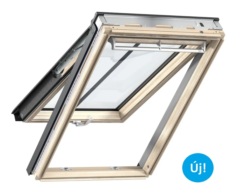 Korlátozott ajánlat Velux, Felnyíló tetőablak GNL MK06 1064, 3-rétegű üveg, lakkozott fa, 78x118 cm