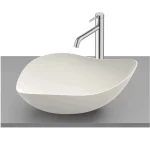 Korlátozott ajánlat Mosdó, Roca, Ohtake Fineceramic A327A13650, pultra ültethető, bézs, 54 cm