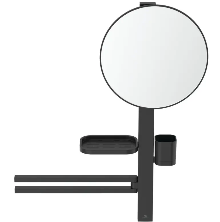 Vásárlói kedvenc Ideal Standard Alu+ Beauty Bar M tükör és polcrendszer, fekete, BD588XG