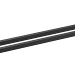 Törölközőtartó, Wellis, Mamba WE00117, dupla, matt fekete, 60 cm Kedvezményes ár
