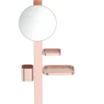 Ideal Standard, Alu + Beauty Bar S nagyító tükör és polcrendszer, rose, BD589RO Expressz kézbesítés