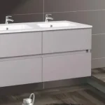 Fürdőszobabútor, Wellis, Elois Grey 120, 4 fiókos, komplett mosdós szekrény Vásárlói kedvenc