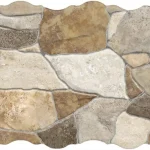 Csak ma Falburkoló / Padlólap, Keros BG Piedra Mix szabálytalan alakú lap, 23*46 cm I.o.