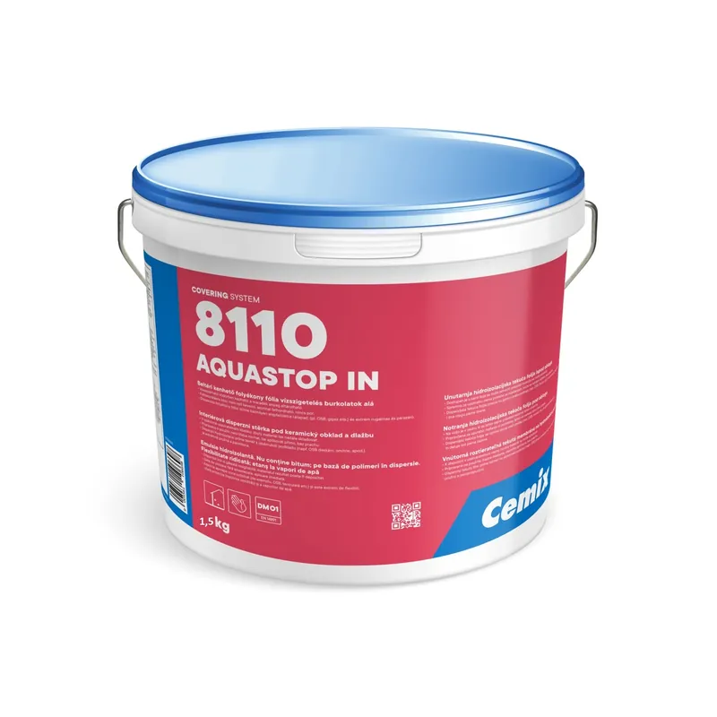 Szezonális akció Vízszigetelés, Cemix, Aquastop IN 8110, kenhető szigetelés, 1,5 kg