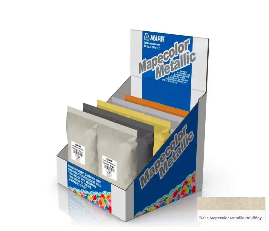 Rendeld meg most Mapei, Mapecolor Metallic, metálfényű porpigment, Holdfény (platina) 90 gr