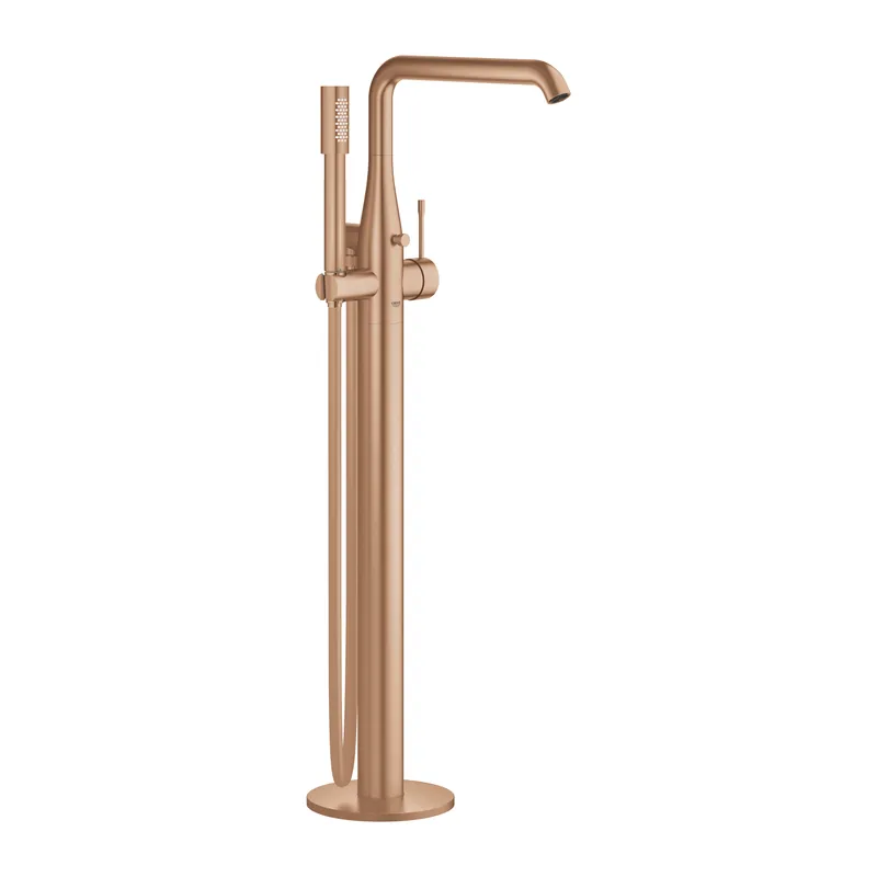 Grohe Essence szabadonálló kádtöltő, térben álló kádhoz, brushed warm sunset, 23491DL1 Szuper akció