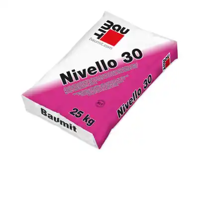 Aljzatkiegyenlítő, Baumit Nivello 30, önterülő, beltéri 2-30 mm, 25 kg Kedvezmény