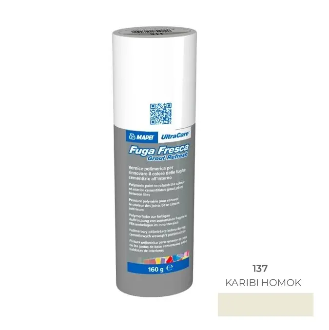 Fuga felújító, Mapei, UltraCare Fuga Fresca Nr.137 Karibi homok, 160 gr Árcsökkenés