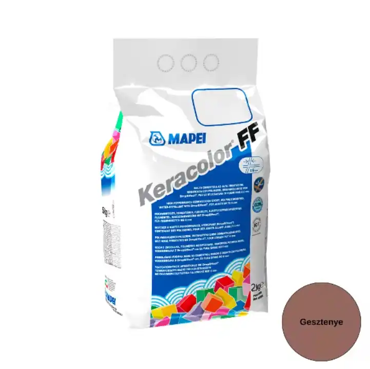 Fugázó, Mapei, Keracolor FF Flex Nr.142 Gesztenye, 2 kg (6 mm-ig) Végkiárusítás