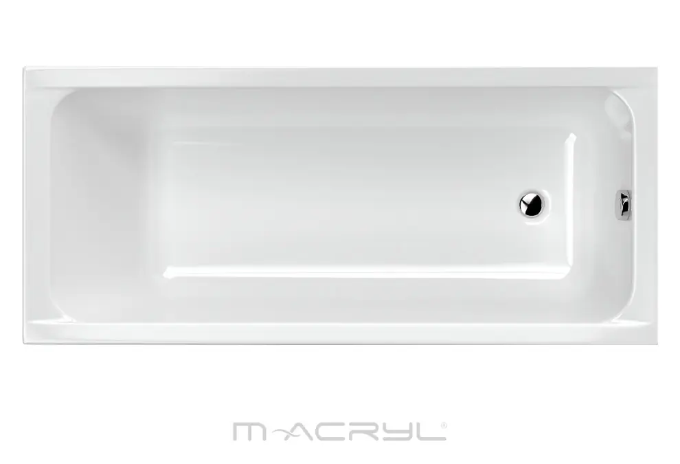 M-Acryl, Eco egyenes kád 160x70 cm 12381 Legkelendőbb