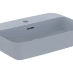 Kedvezményes ár Mosdó, Ideal Standard, Ipalyss E2077X8, pultra ültethető, csaplyukkal, világoskék, 55 cm